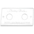 435- Air Brake Control Statement Plate, staainless steel