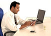 Man-at-desk