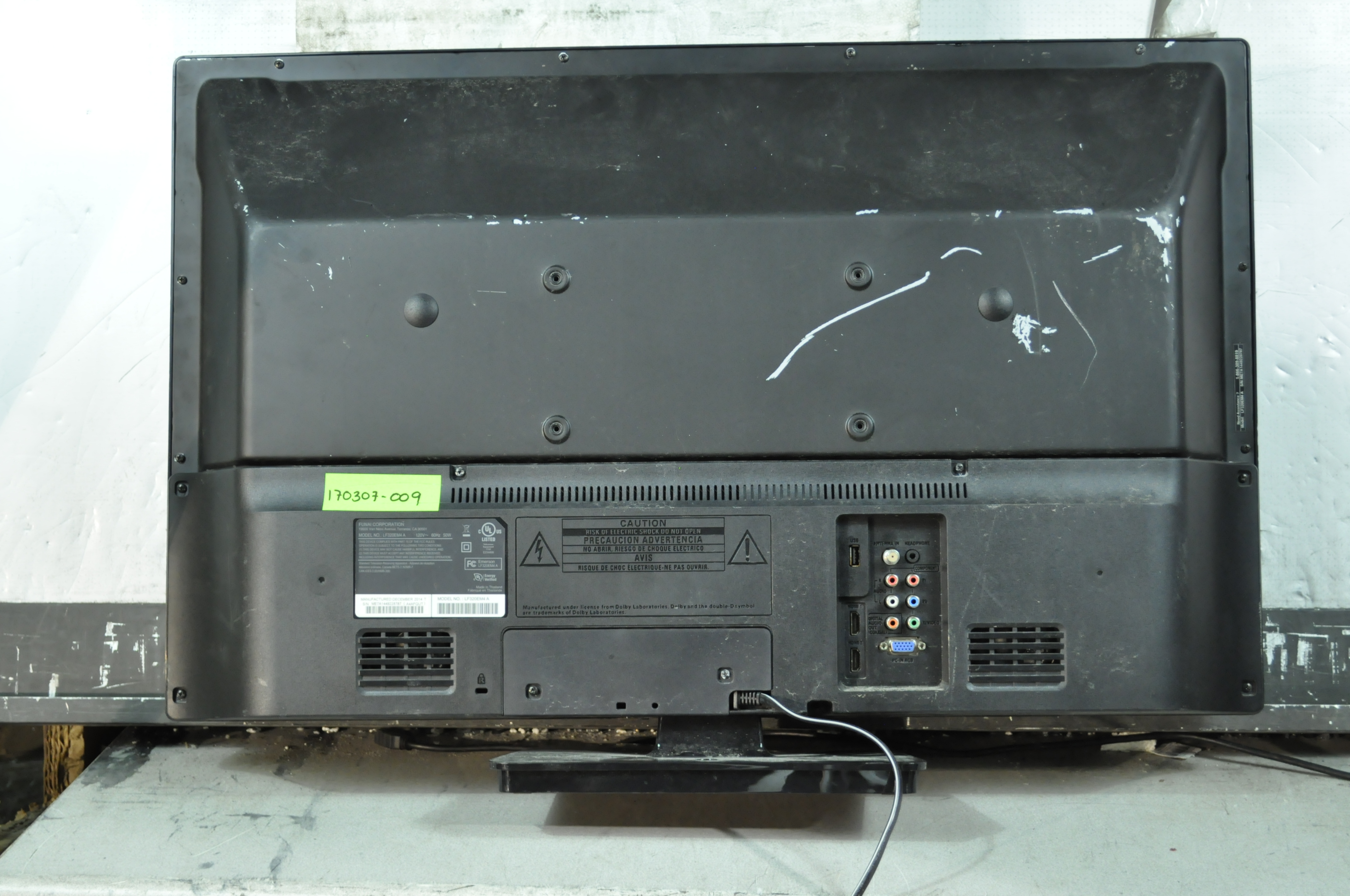 EMERSON LF320EM4A SMALL Parts Repair Kit SPEAKERS;POWER CORD;CONTROLS