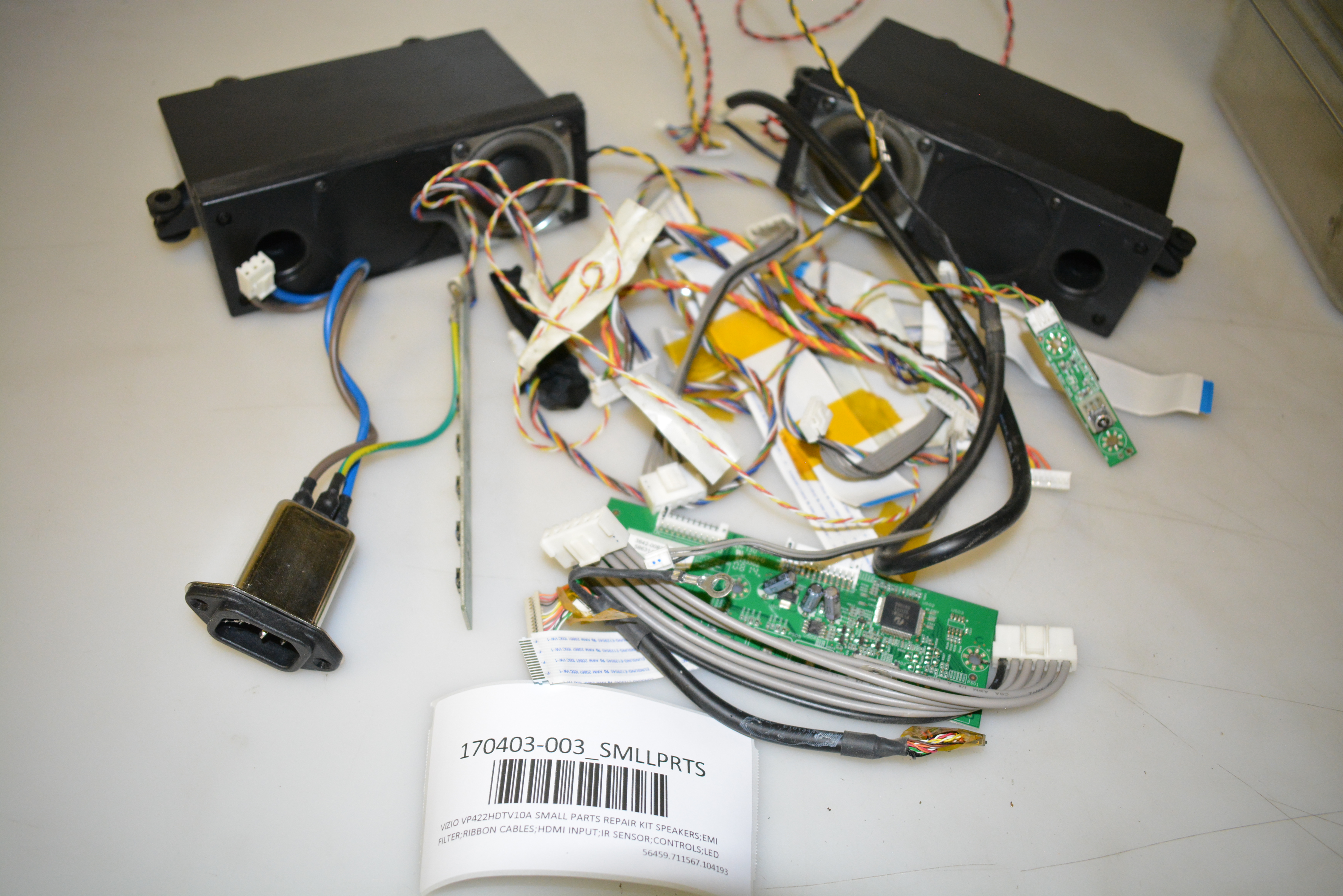 VIZIO VP422HDTV10A SMALL PARTS REPAIR KIT SPEAKERS;EMI FILTER;RIBBON CABLES;HDMI eBay