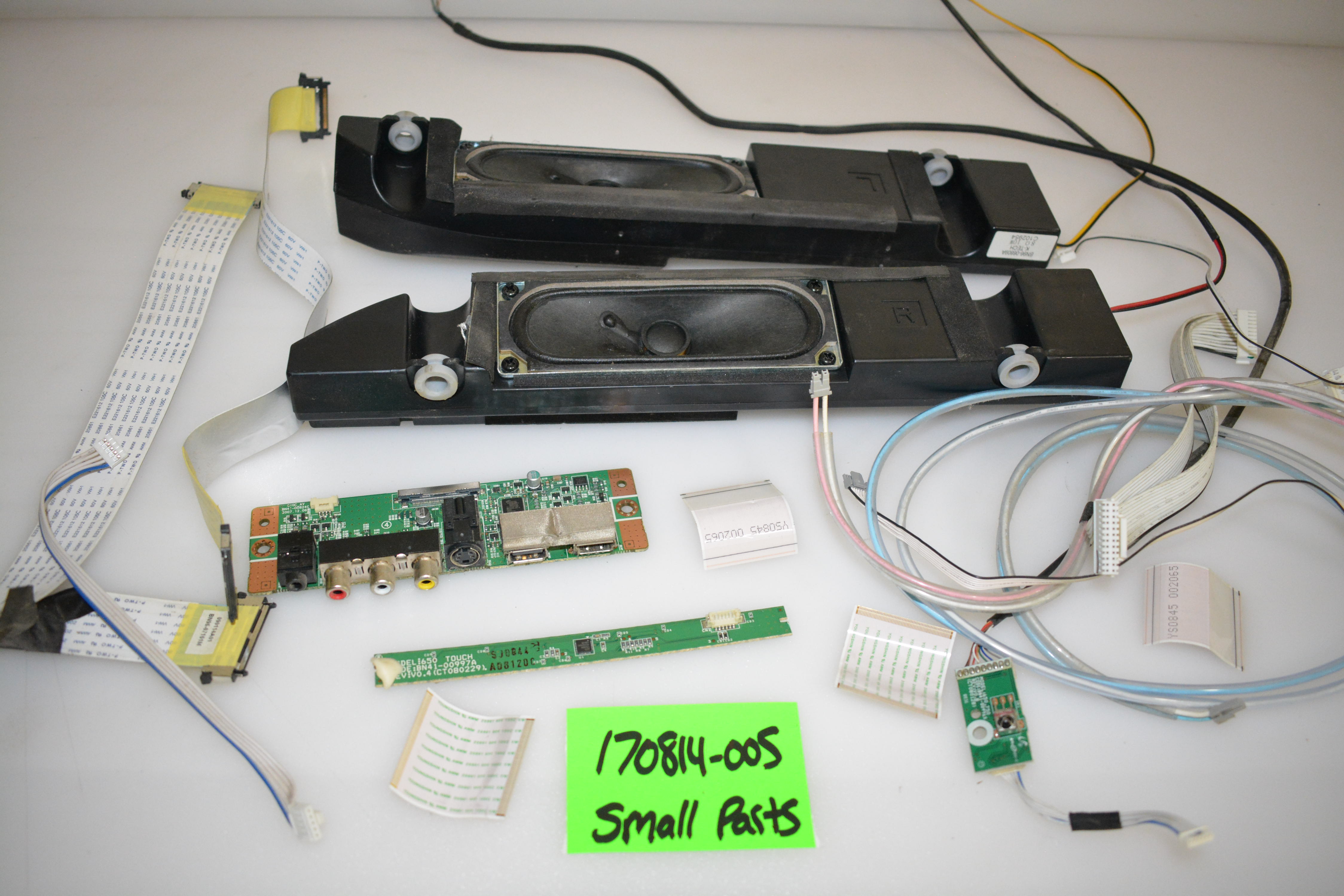 SAMSUNG LN46A650A1F Small Parts Repair Kit SPEAKERS;RIBBON CABLES; SIDE