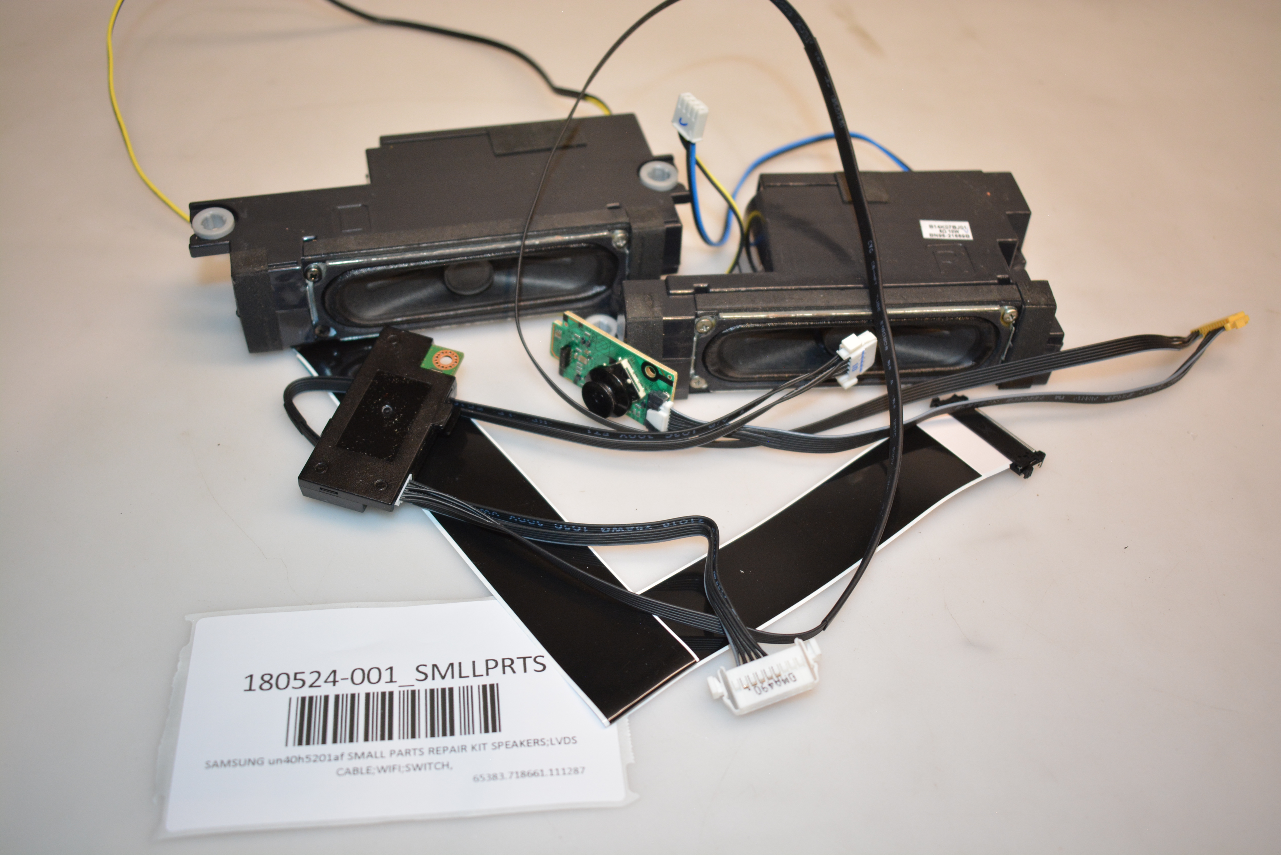 SAMSUNG UN40H5201AF SMALL Parts Repair Kit Speakers;Lvds Cable;Wifi