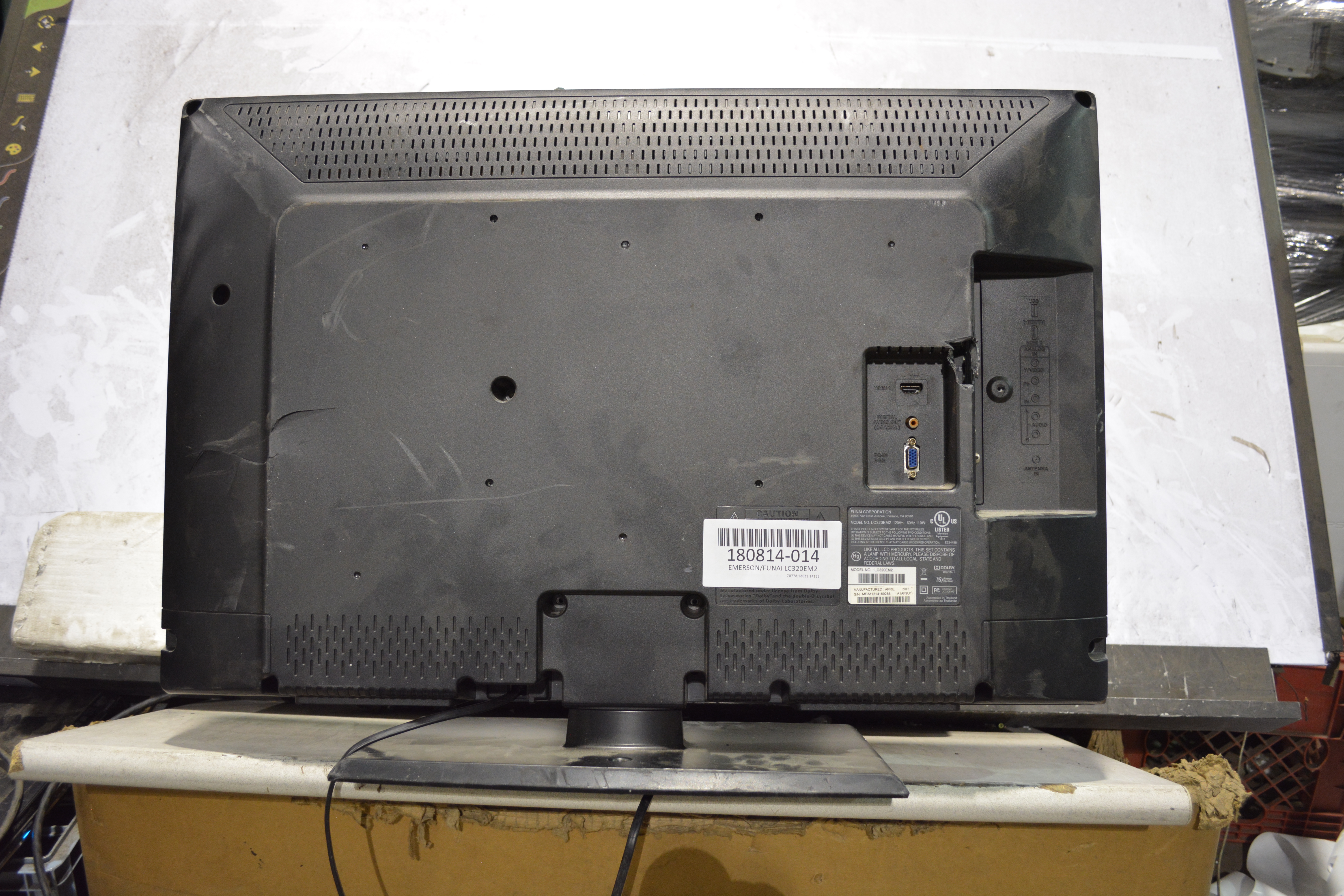 EMERSON/FUNAI LC320EM2 SMALL Parts Repair Kit Speakers ; Ribbon Cables