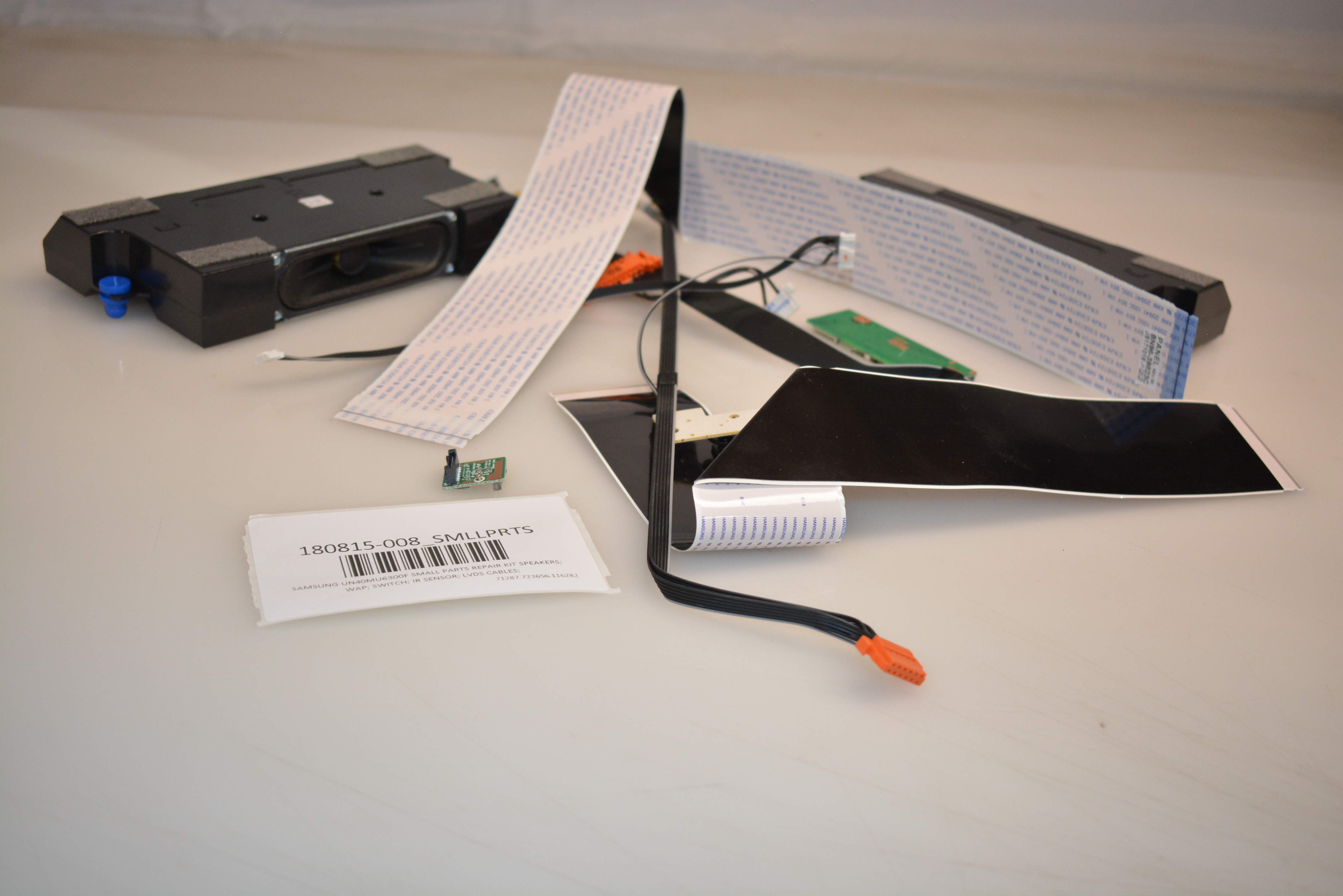 SAMSUNG UN40MU6300F SMALL PARTS REPAIR KIT SPEAKERS; WAP; SWITCH; IR