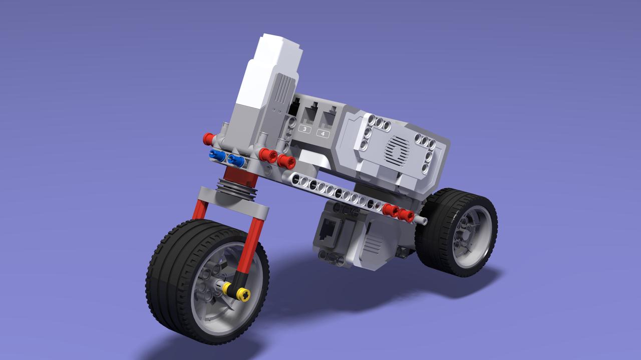 Welder super simple Motorcycle built with LEGO Mindstorms EV3