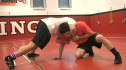 Defense To Front Headlock To Leg Attack