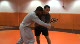 Two On One Tie To Underhook Knee Block