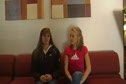 Lindsay Allen and Emily Harris of McMillan Elite, Pre-race, 2009 USATF Club XC Championships