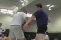 Pat Degain getting double underhooks