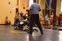 130lbs - Jared Zimmerman (Hudsonville) vs CJ Stock (Grand Haven)