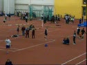Erin finishing the 600m