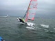 Graham Biehl and Han Nattrass Practice day upwind