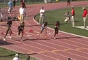 Big 12 Women's 100m Prelims Heat 2