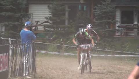 Geoff Kabush vs. Sam Schultz Sprint Finish!