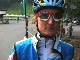 Catherine Pendrel before Champery