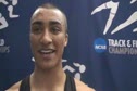 Ashton Eaton after World Record in Hep at 2010 NCAA Indoor Championships - Track and Field video Ashton Eaton after World Record in Hep at 2010 NCAA Indoor Championships