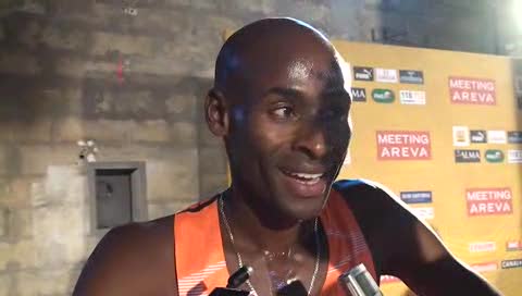 Bernard Lagat 2nd 3k Paris Golden League