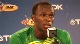 Bolt on in season, running 9.58, and chicken nuggets