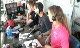 Chelsea Johnson in the booth