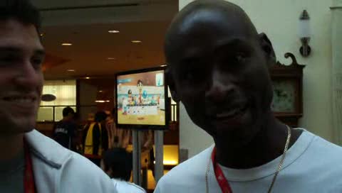 Dorian and Bernard with Bib numbers