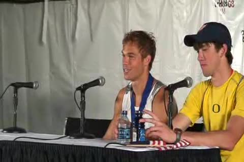 Men's 800 press conference