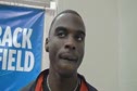 Torrin Lawrence after 400m Prelim 2010 NCAA Indoor Championships