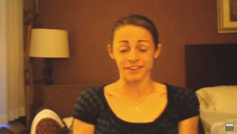 Jenny Barringer after NCAA Cross Country Championships