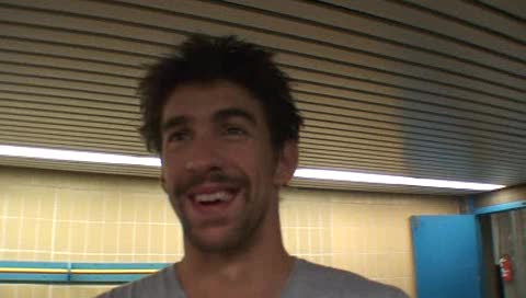 He's in the ball park (50.48), Michael Phelps