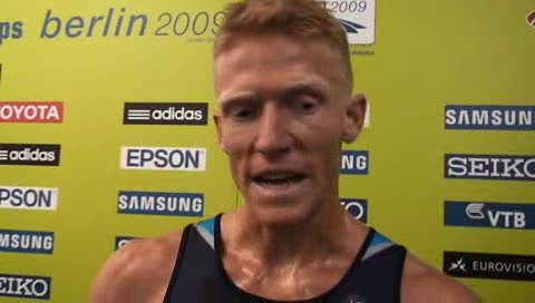 Matt Tegenkamp 8th 5k 2009 IAAF World Championships