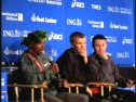 Meb Keflezighi Ryan Hall and Jorge Torress Press Conference