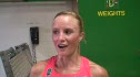 Shalane Flanagan before 10k awards