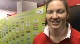 Stephanie Brown after the first round of the Discus 2009 IAAF Track World Championships.MPG