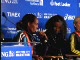 Top 3 Women - Tulu, Petrova, Daunay - Press Conference after 2009 ING NYC Marathon