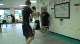Andrew Davis and partner light sparring