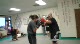 Ashley hitting mitts