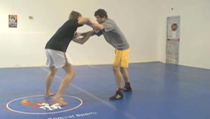 Aaron Simpson wrestling