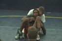 darrion Caldwell : backwards roll out of a crab ride - Wrestling video darrion Caldwell : backwards roll out of a crab ride