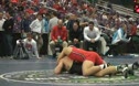 165lbs King (Edinboro Univ) vs Gobin (Army)