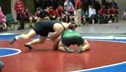 285lbs 	Kenny Sartin (Lafayette) over Jared Floyd (Eastside) Pin 2:14