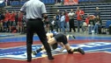 125lbs 	TJ Mitchell (Collins Hill) over Louis Lombardy (Pope) Pin 0:36
