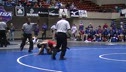 125lbs Jamil Watkins (Alexander) over Josh Larue (Loganville) Maj 15-6