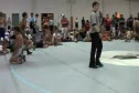 Cutler Finch (white) vs. Justin Crozier (green)