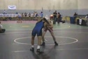 2009 Freestyle State 132lbs Jr Mens Cons. Semis Angel Garcia vs Bryce Blanchard