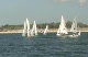 A fleet race 2 windward mark rounding