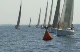 Race #3, first windward rounding, J109 NA's