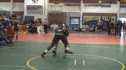 215 lbs hs r1, Elder Cruz, vs Jumoke Hunter, Clovis West,