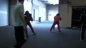 Chinese Girls In Warm Up Area