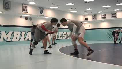 Columbia's Last Practice Before Conference