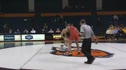 Hwt: No. 10 Dominick Russo (R) pinned Jordan Johnson (I), 1:24 