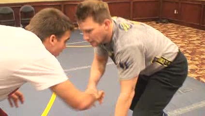 Technique Tuesday High Crotch From Hand Fighting